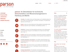 Tablet Screenshot of parson-europe.com